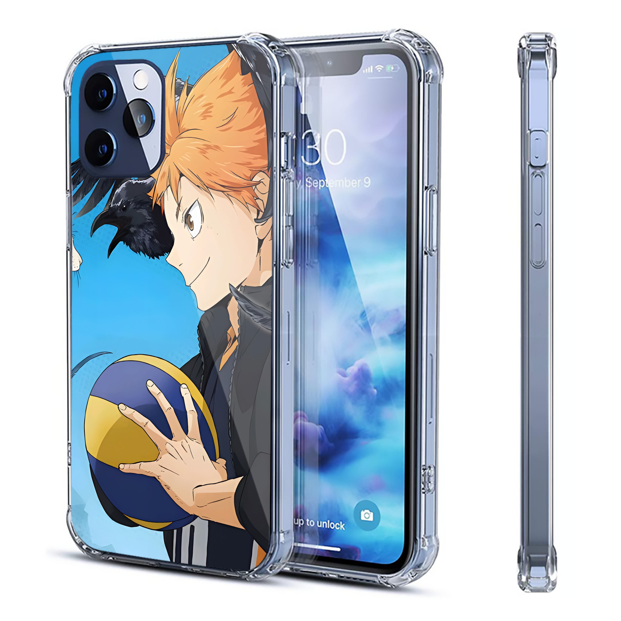 （画像用） ハイキュー!! Haikyu!! 【iPhone 12シリーズ対応】透明スマホケース（クリアソフトケース）